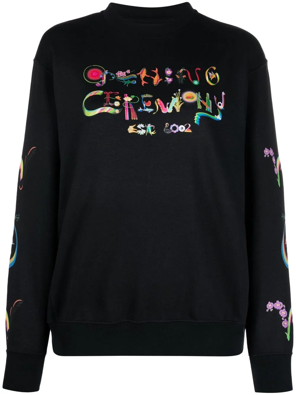 

Opening Ceremony sudadera con logo estampado - Negro