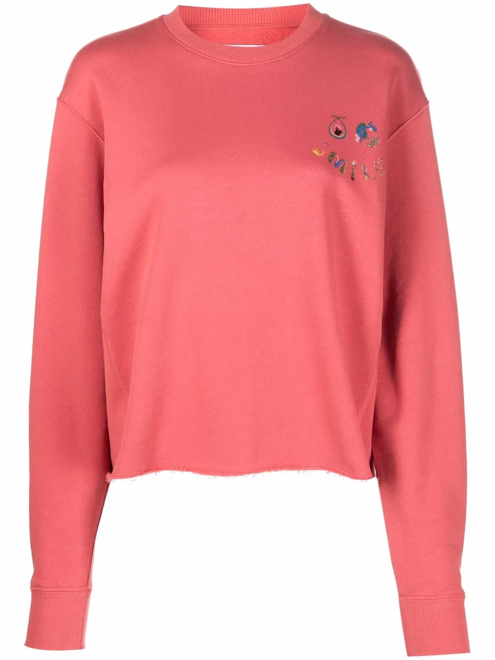 

Opening Ceremony sudadera corta OC Smile con logo - Rojo