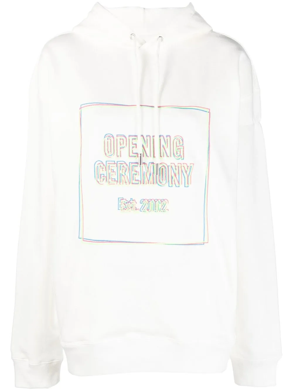 

Opening Ceremony hoodie con logo - Blanco