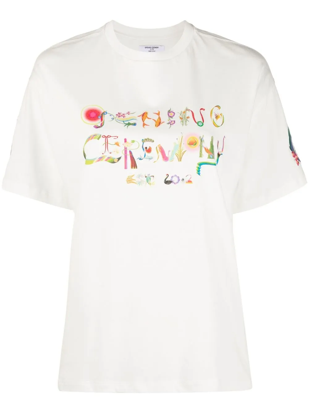 

Opening Ceremony playera con logo estampado - Blanco