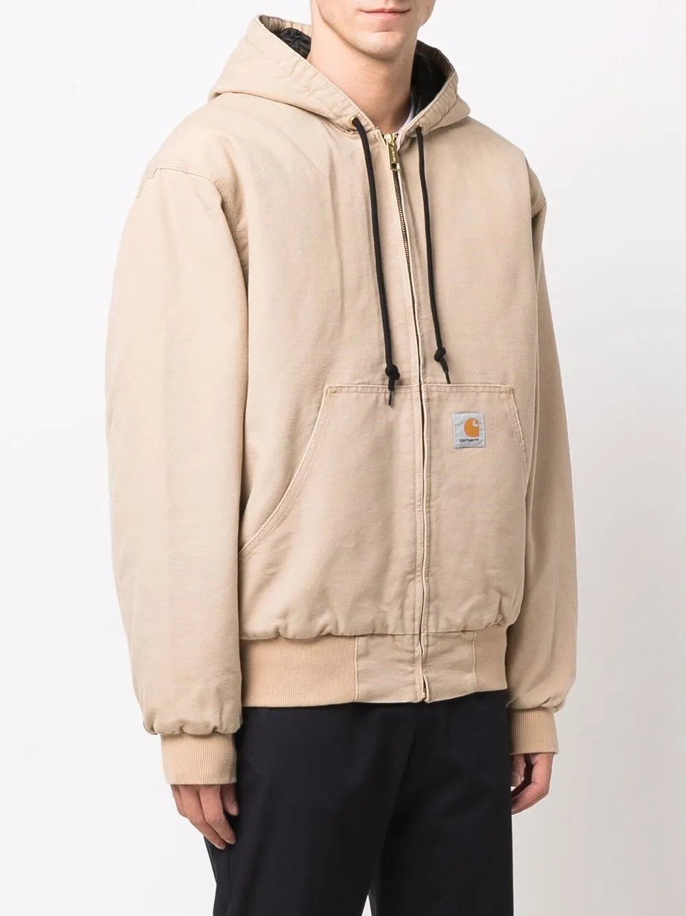 фото Carhartt wip куртка с капюшоном и нашивкой-логотипом