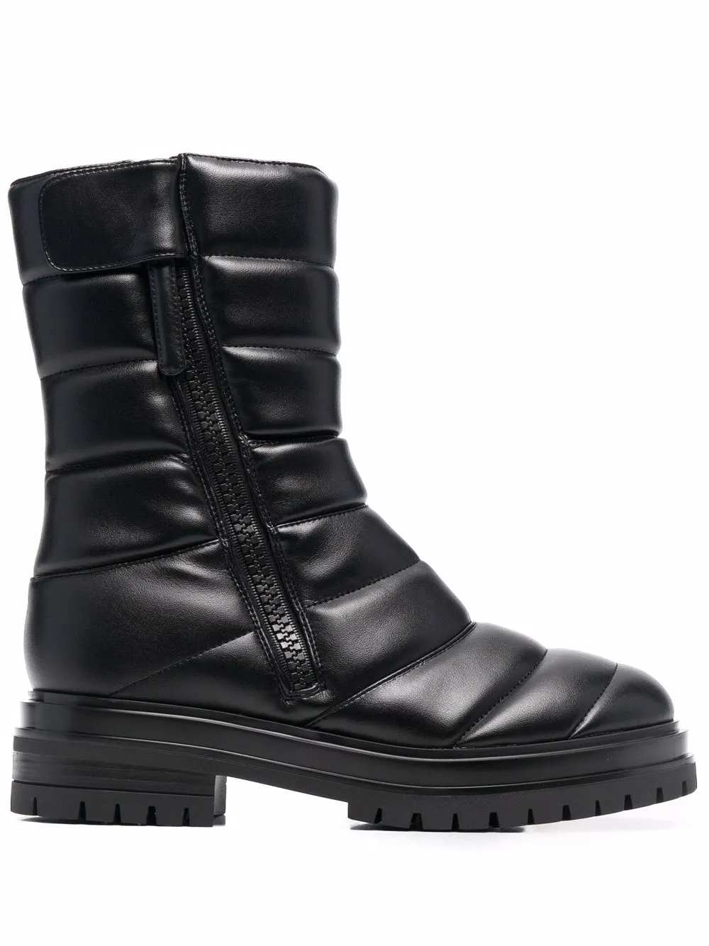 

Gianvito Rossi botines capitonados - Negro