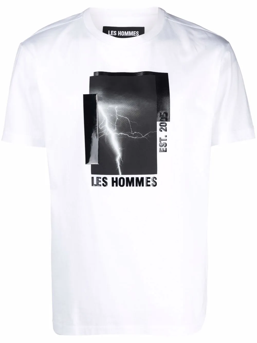 Les Hommes футболка с фотопринтом