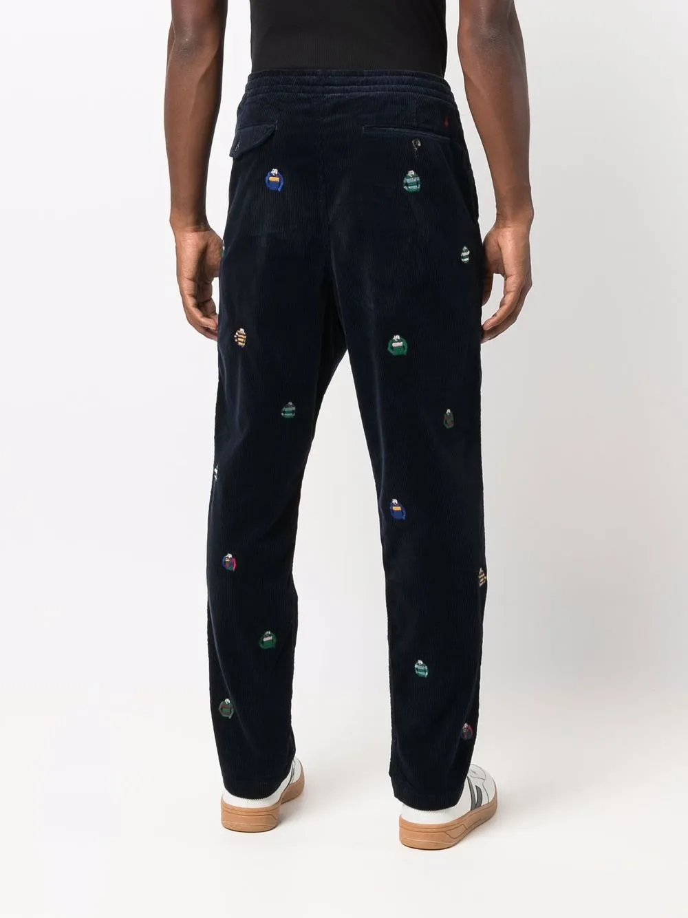 фото Polo ralph lauren вельветовые брюки чинос с вышивкой