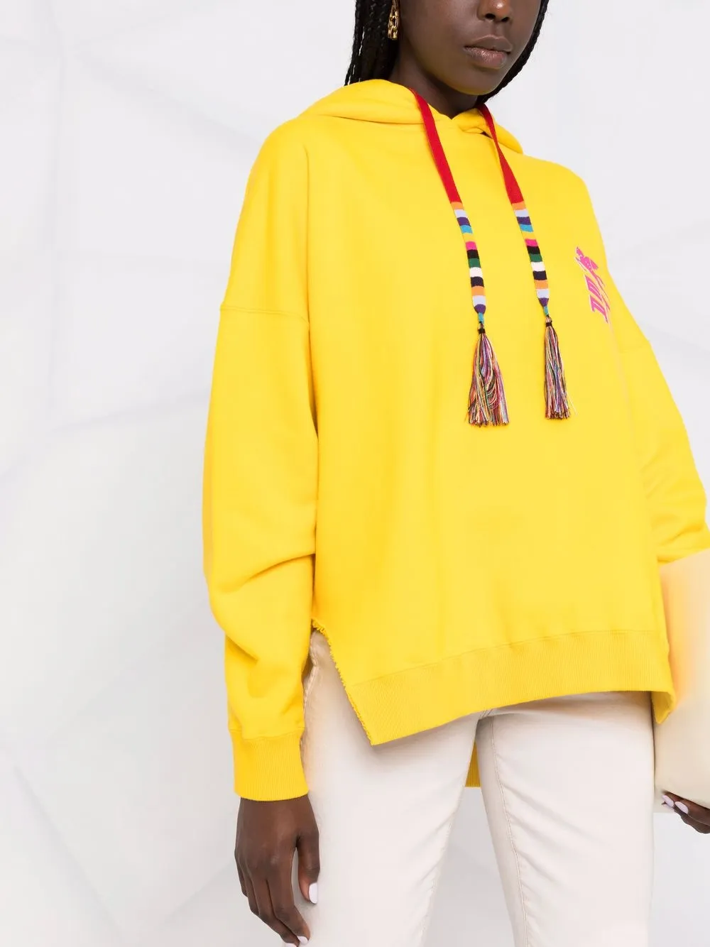 фото Etro худи с кисточками и логотипом