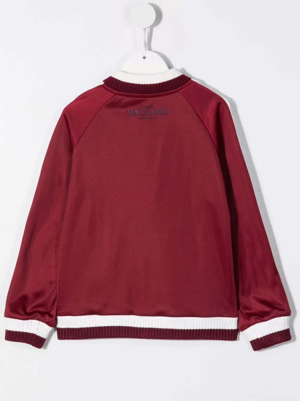 фото Trussardi junior бомбер в стиле колор-блок
