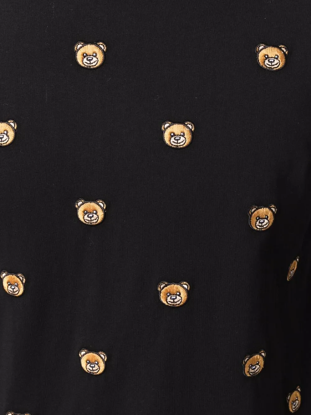 фото Moschino футболка с вышивкой teddy bear