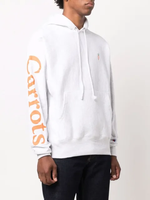 cream marl moletom com capuz