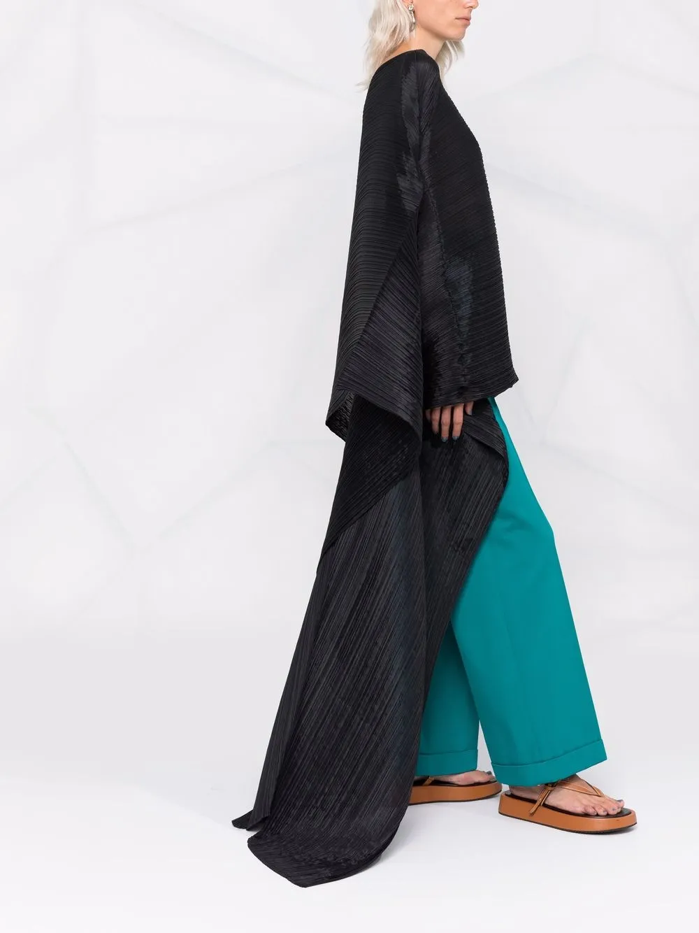 фото Pleats please issey miyake плиссированный топ madame t