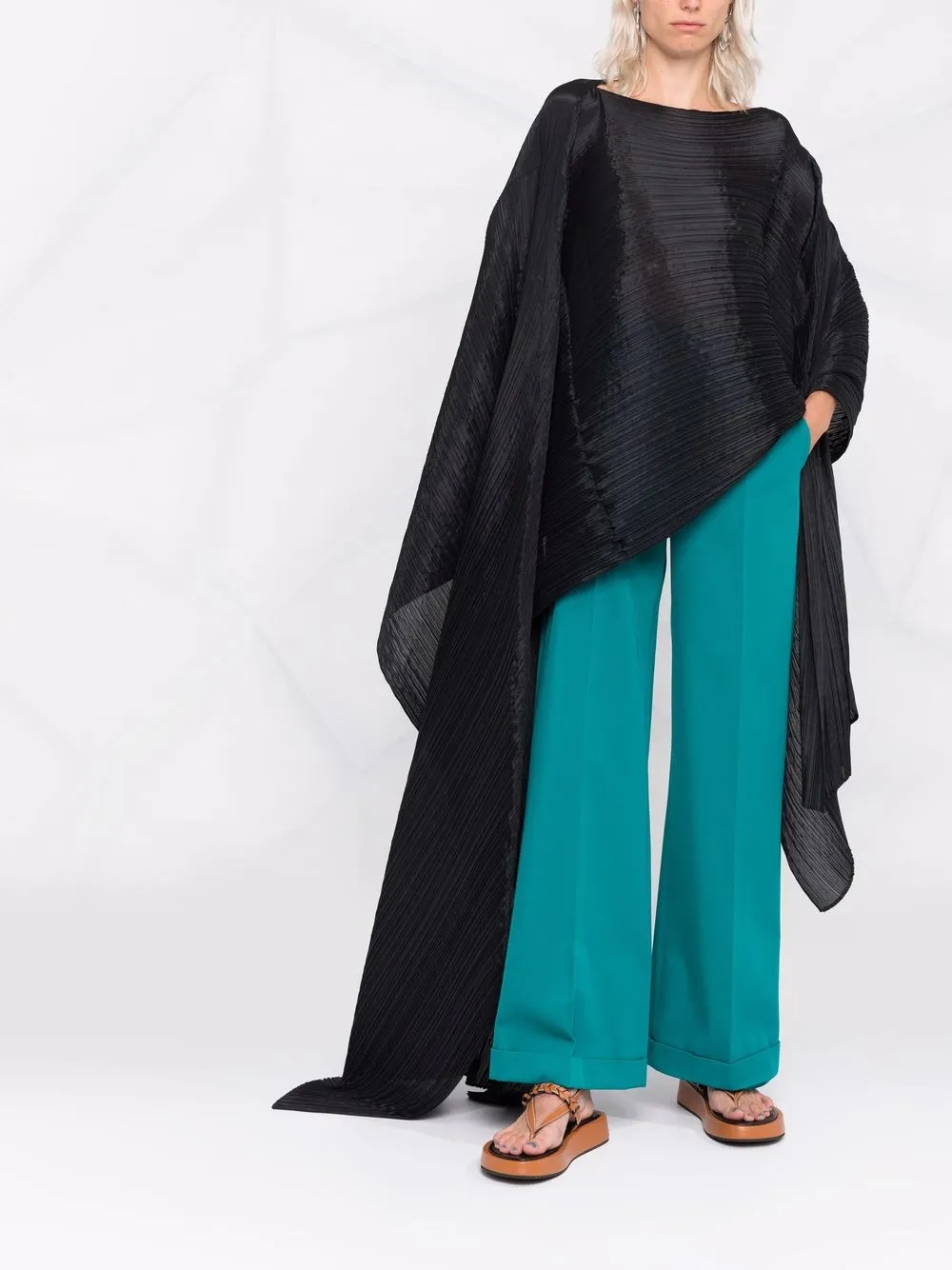 фото Pleats please issey miyake плиссированный топ madame t