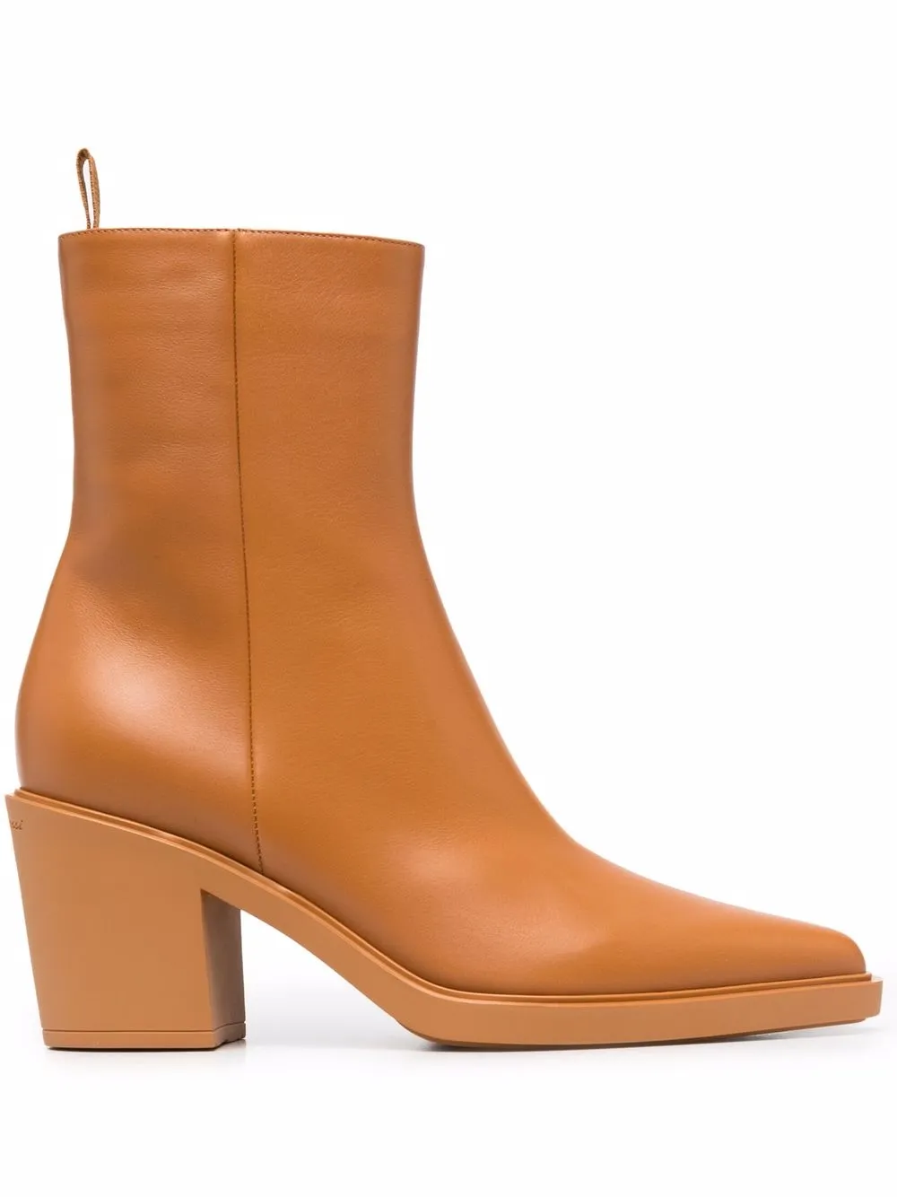 фото Gianvito rossi ботильоны с заостренным носком