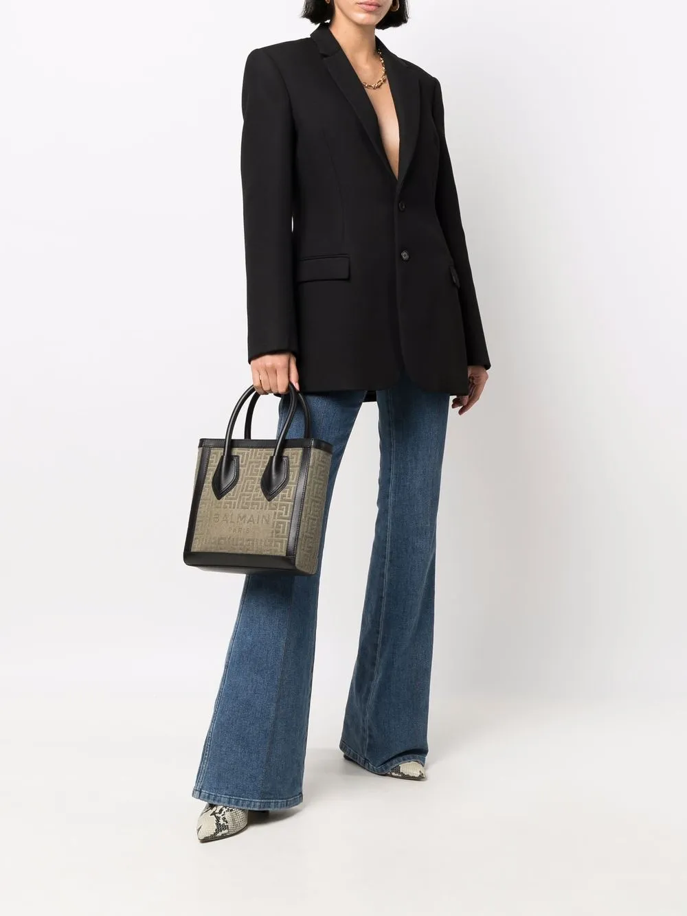 фото Balmain сумка-тоут b-army 24