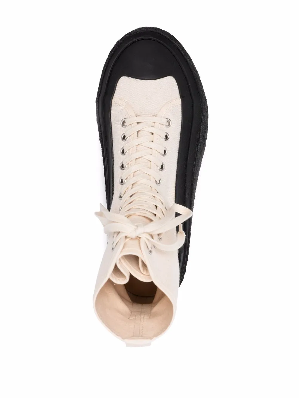 фото Jil sander высокие кеды на вулканизированной подошве