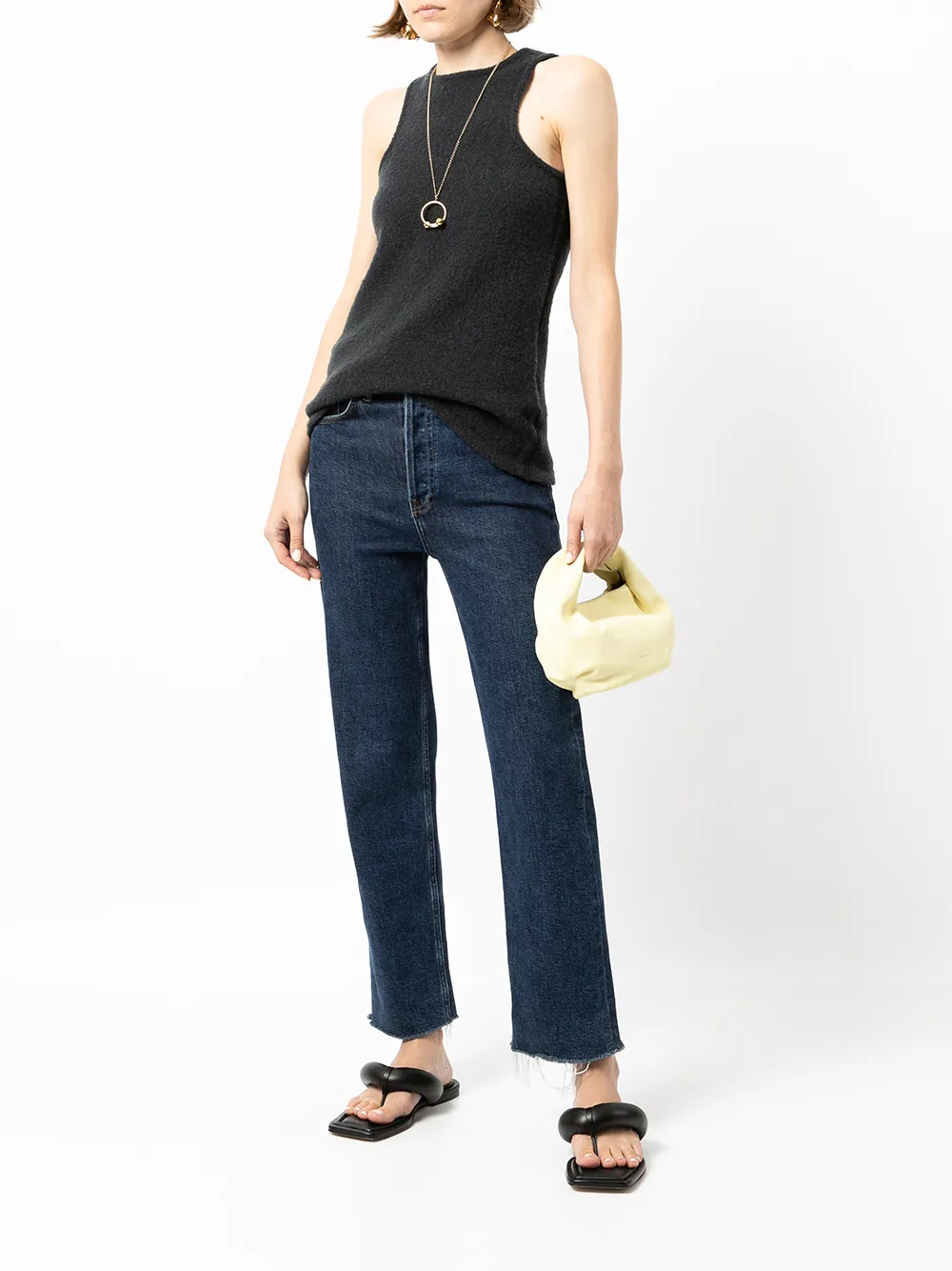 Low Classic Slim-fit top - Grijs