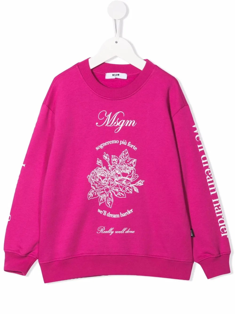 фото Msgm kids толстовка с логотипом