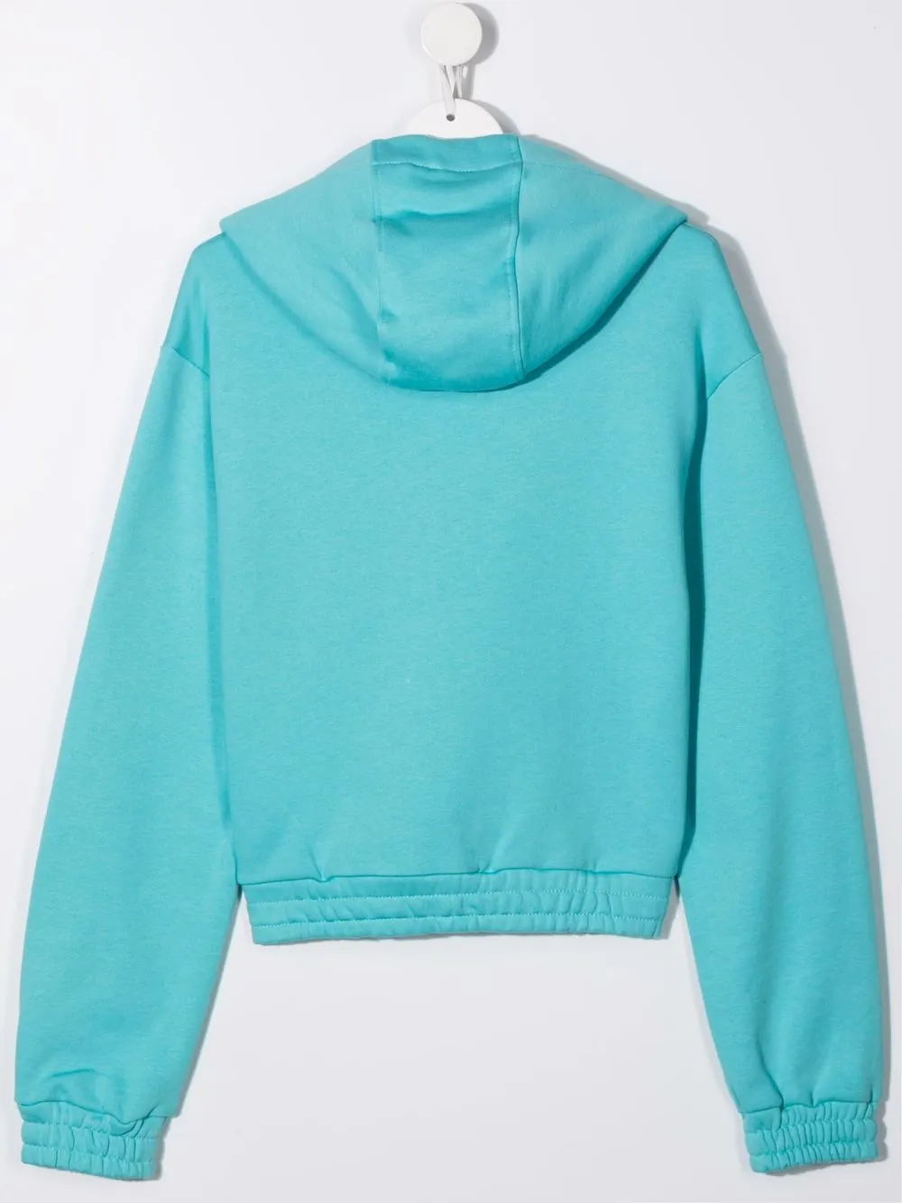 MSGM Kids Hoodie met logoprint - Blauw