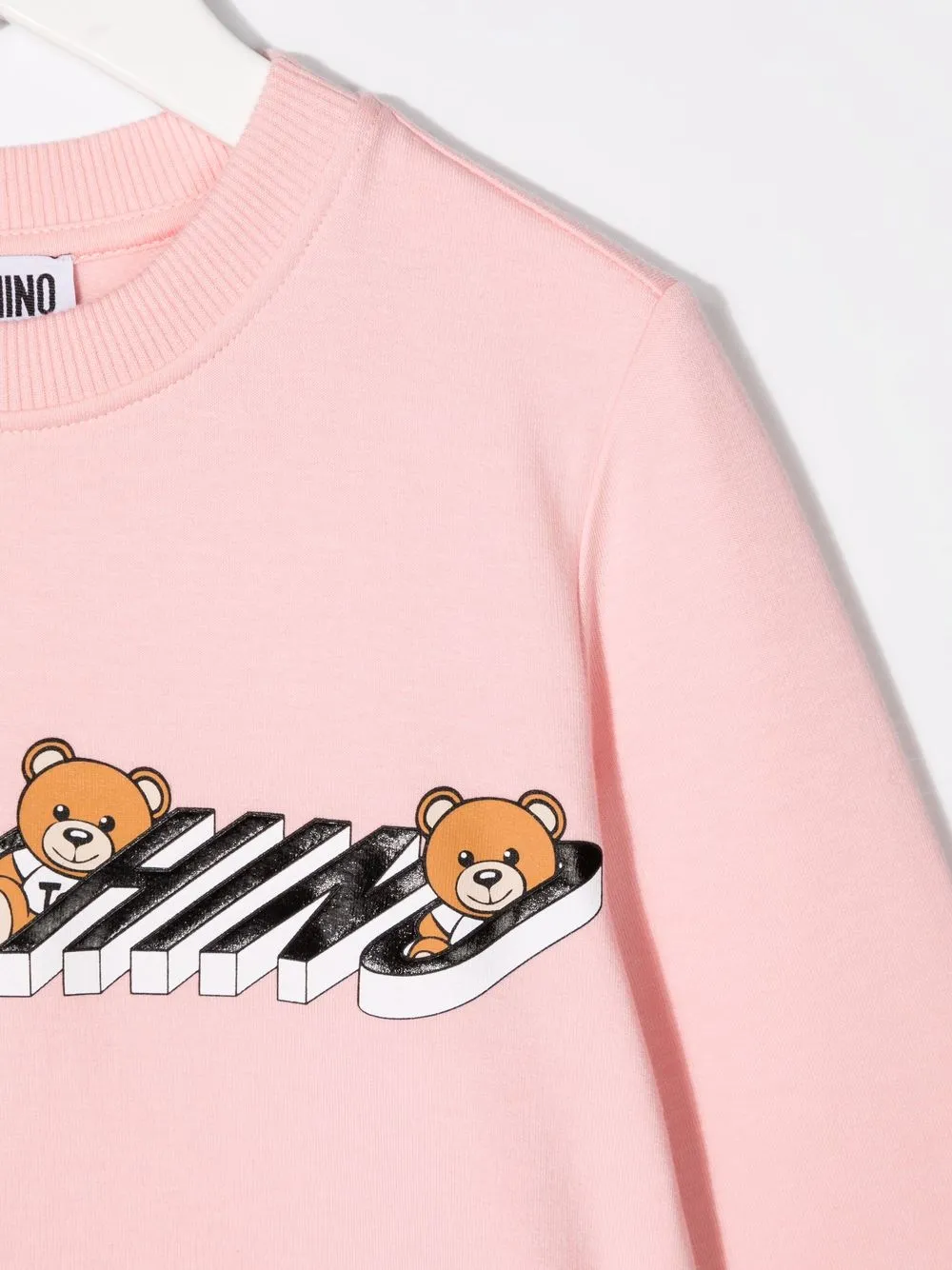 фото Moschino kids толстовка teddy bear с логотипом