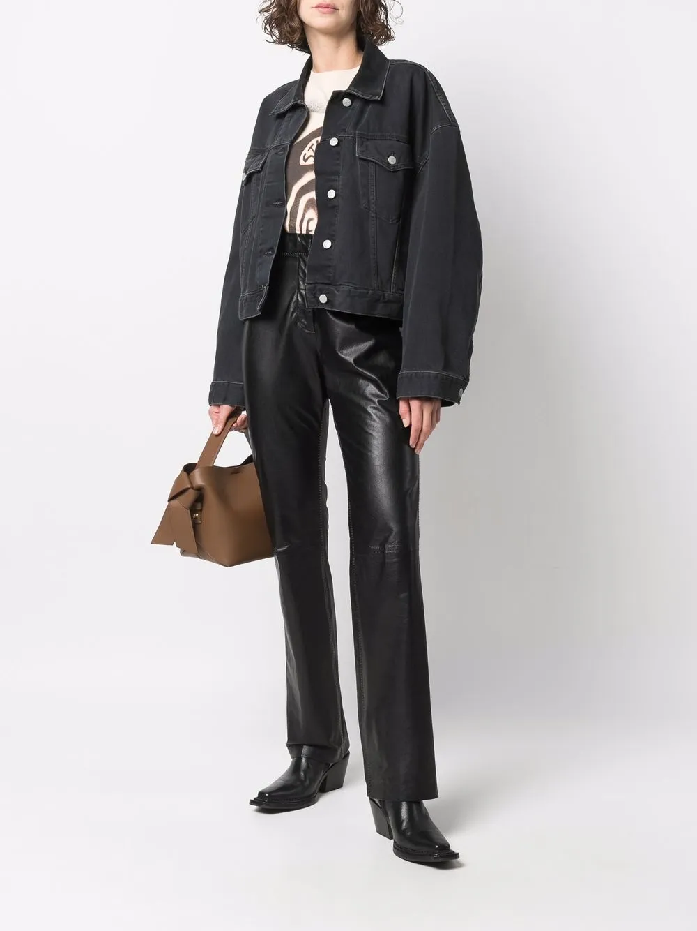 Acne Studios Denim jack - Grijs
