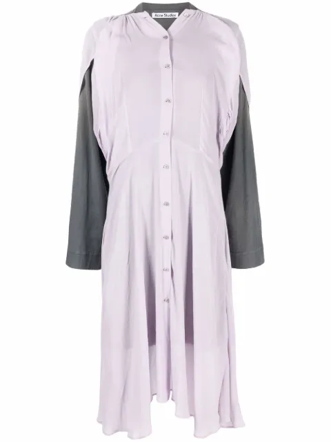 Acne Studios panelled shirt dress