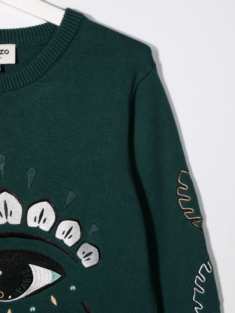 фото Kenzo kids толстовка с вышивкой