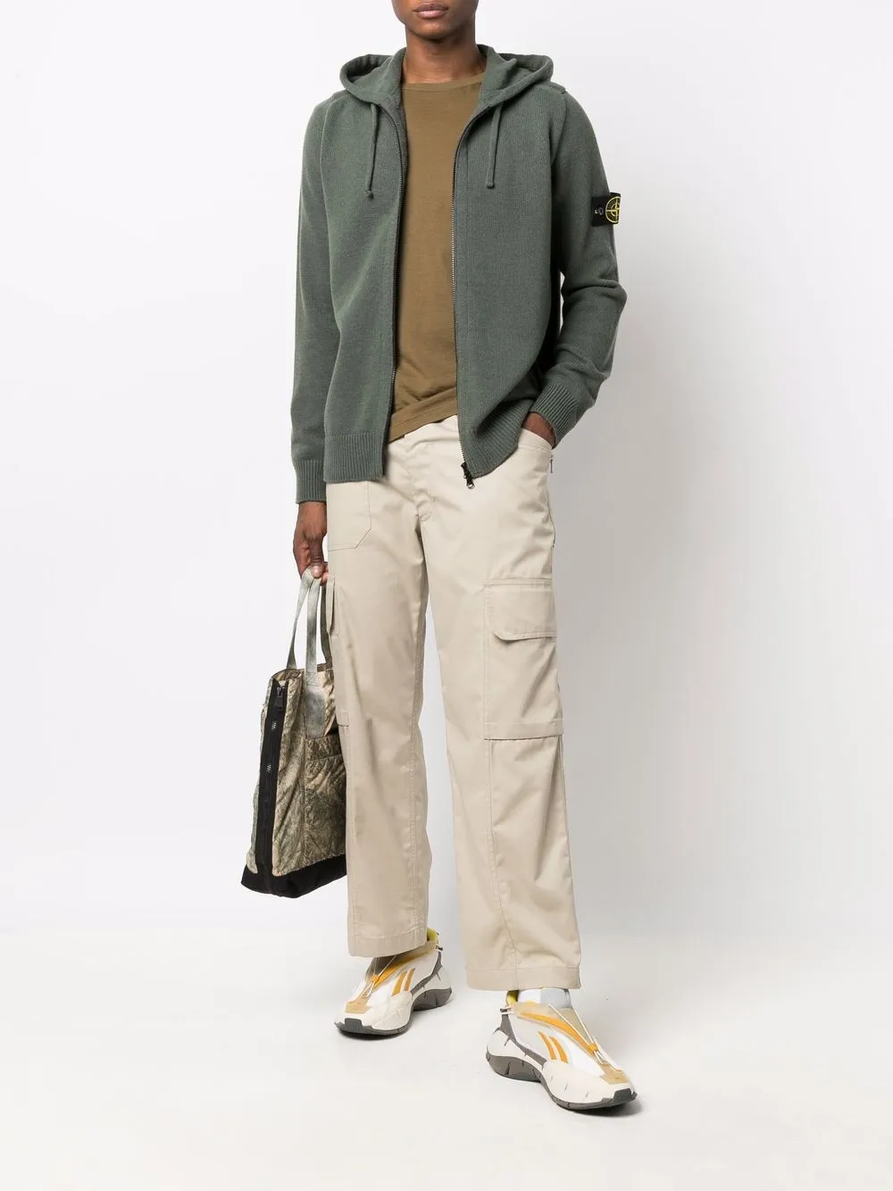 фото Stone island худи с нашивкой-логотипом