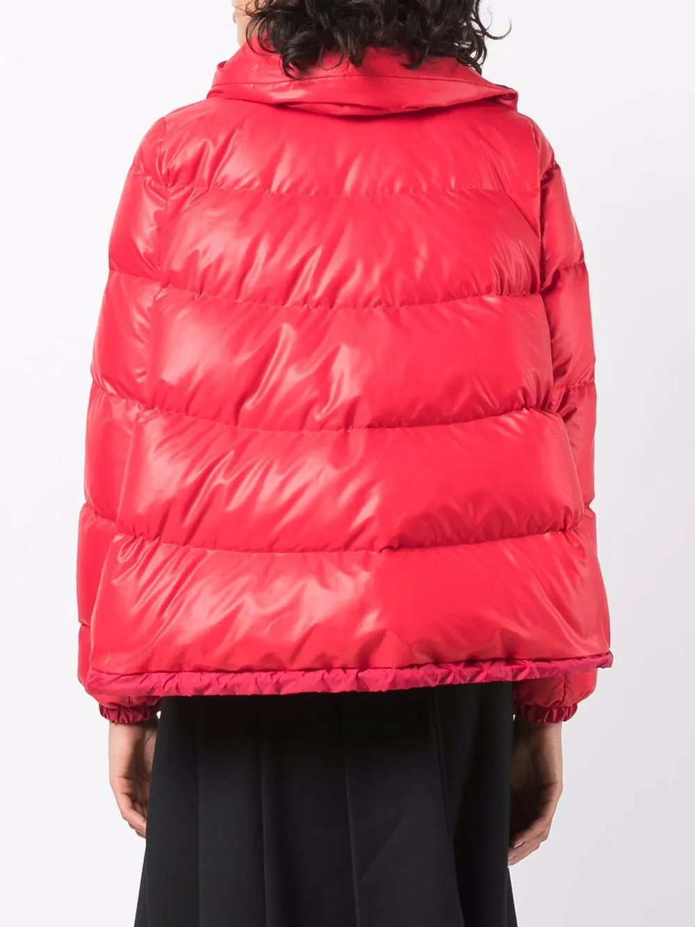 фото Sacai пуховик с капюшоном