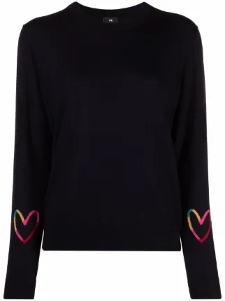 paul smith heart jumper