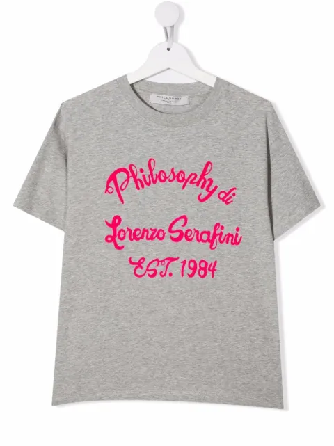 Philosophy Di Lorenzo Serafini Kids TEEN logo-print short-sleeved T-shirt