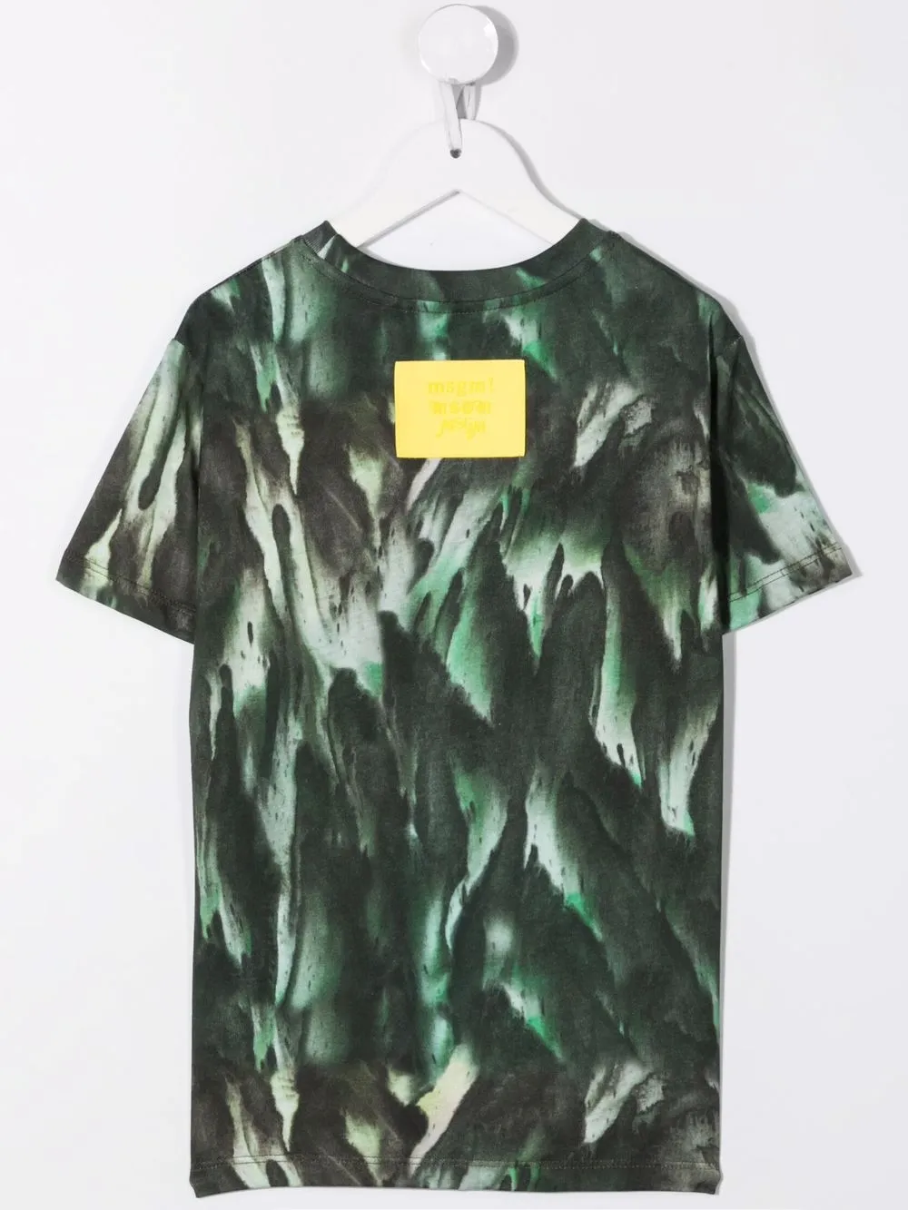 MSGM Kids T-shirt met print - Groen