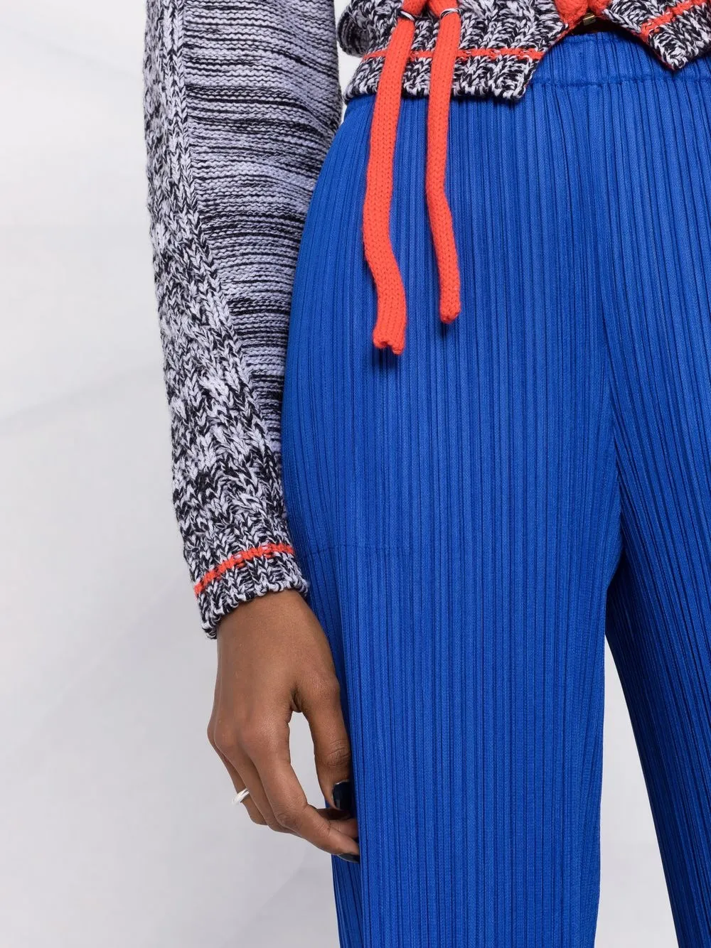 фото Pleats please issey miyake укороченные плиссированные брюки
