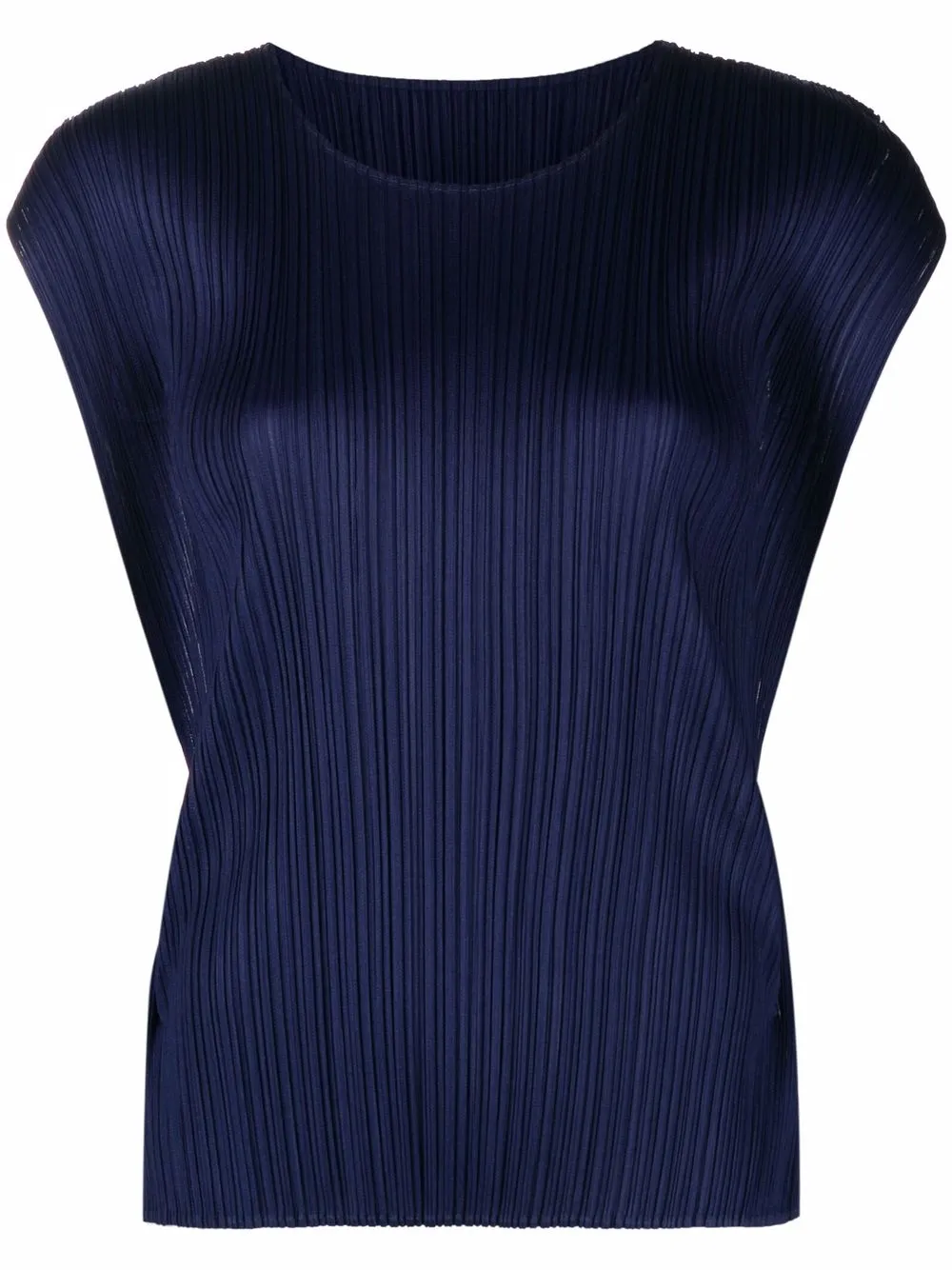 фото Pleats please issey miyake плиссированный топ без рукавов