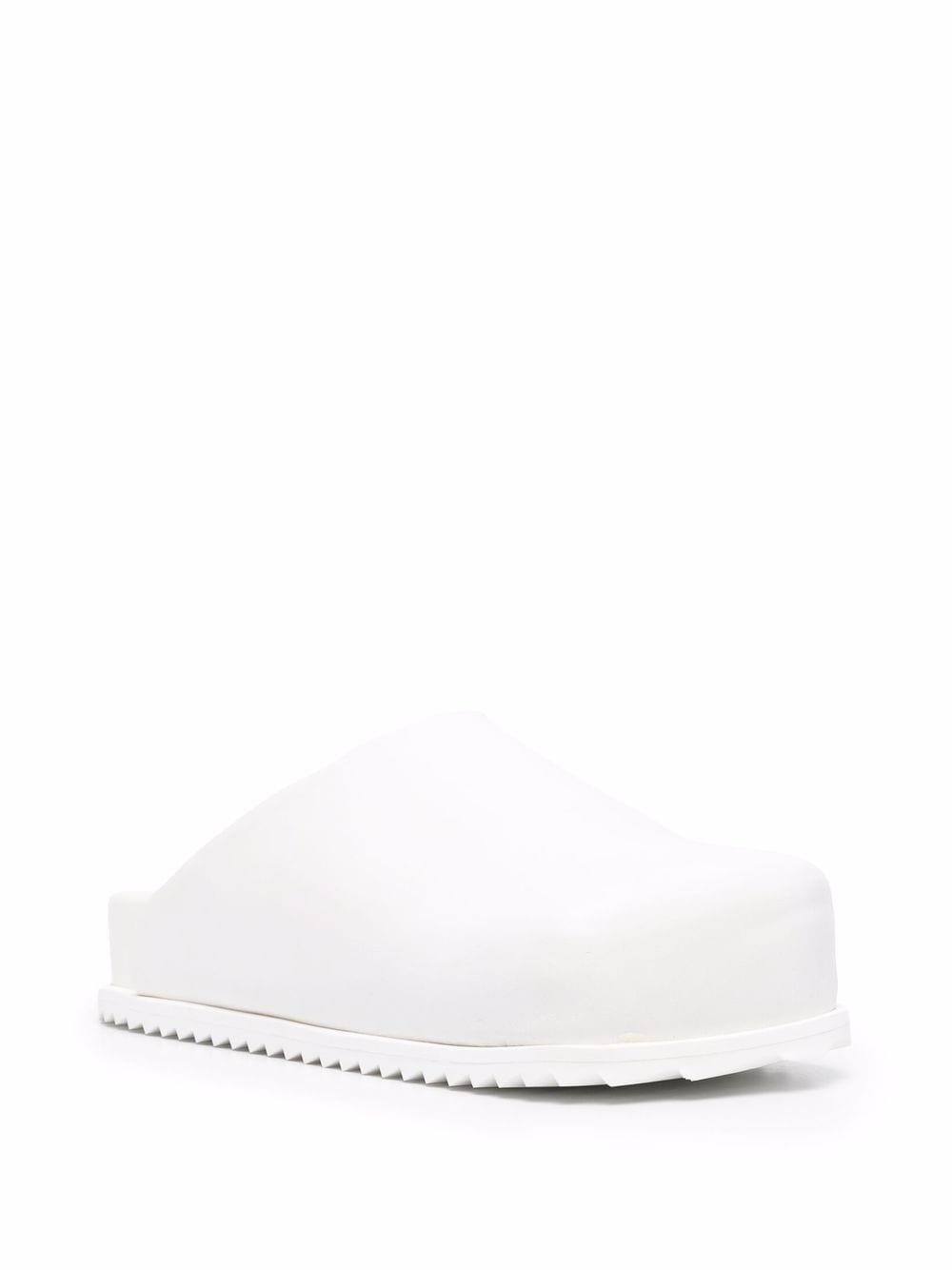 Shop Yume Yume Chunky Slip-on Slides In Weiss