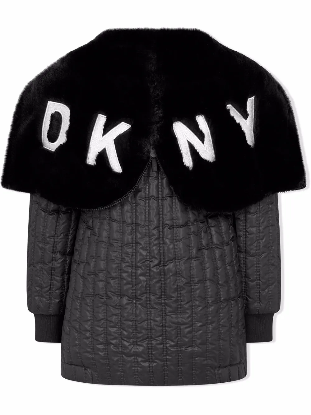 фото Dkny kids пуховик с логотипом