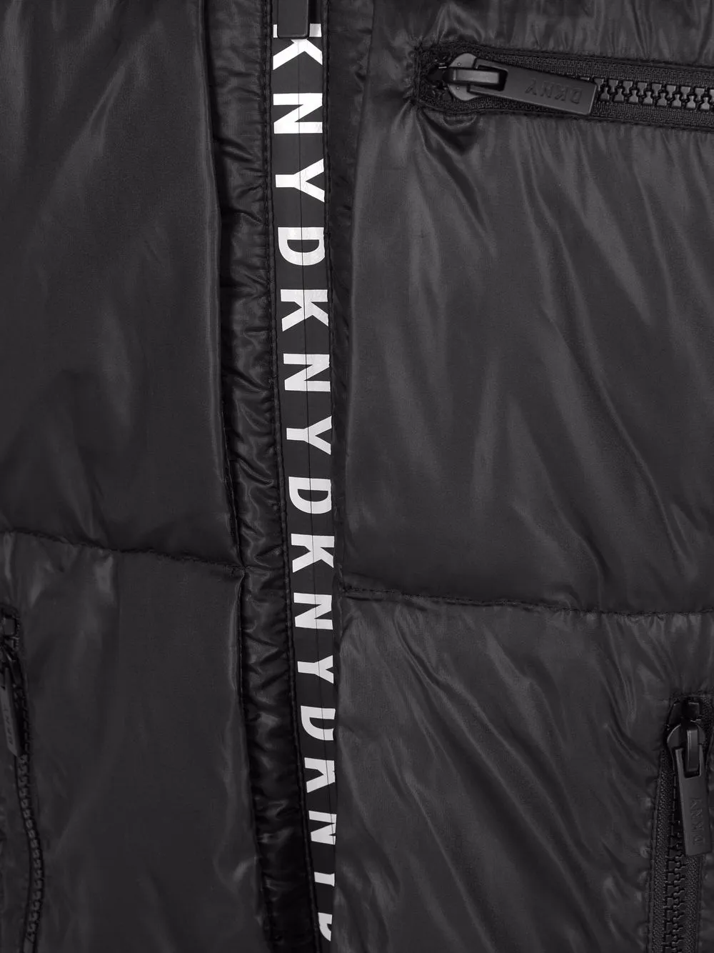 фото Dkny kids пуховик с логотипом