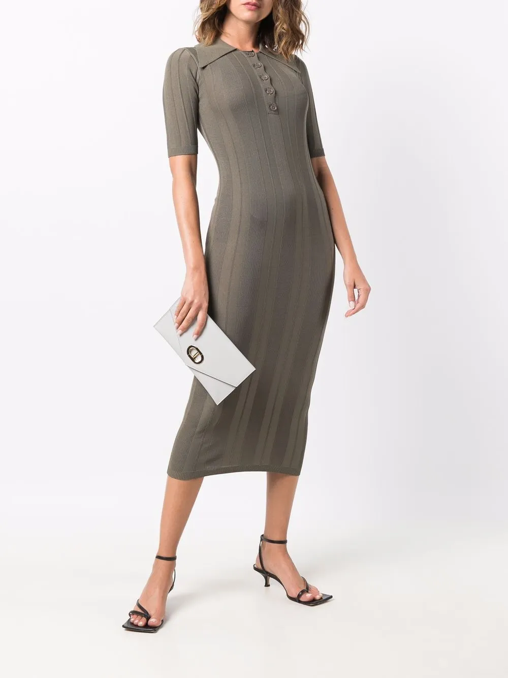 Dee Ocleppo Envelop clutch - Grijs