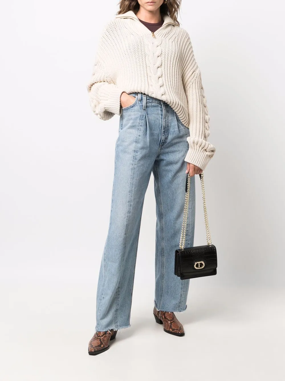Dee Ocleppo Firenze clutch - Bruin