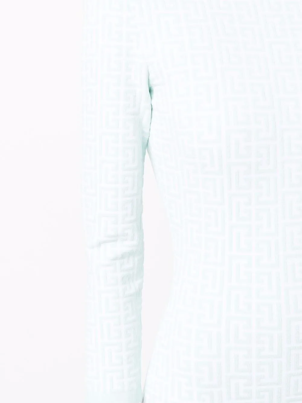 фото Balmain короткое платье с монограммой