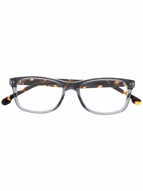 Carrera - tortoiseshell-effect rectangle-frame glasses