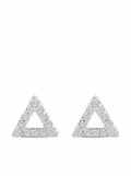 Mateo 14kt yellow gold triangle diamond stud earrings