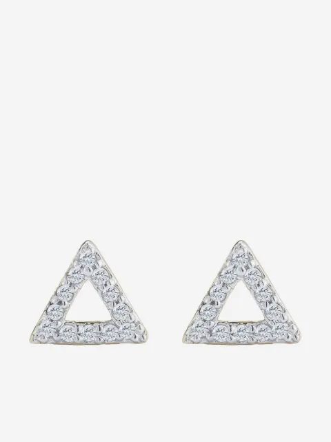 Mateo aretes en oro amarillo de 14kt con diamantes