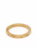 Maison Margiela engraved-number ring - Gold