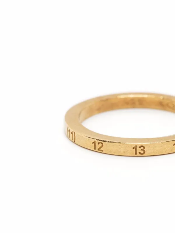 Maison Margiela engraved number Ring Farfetch