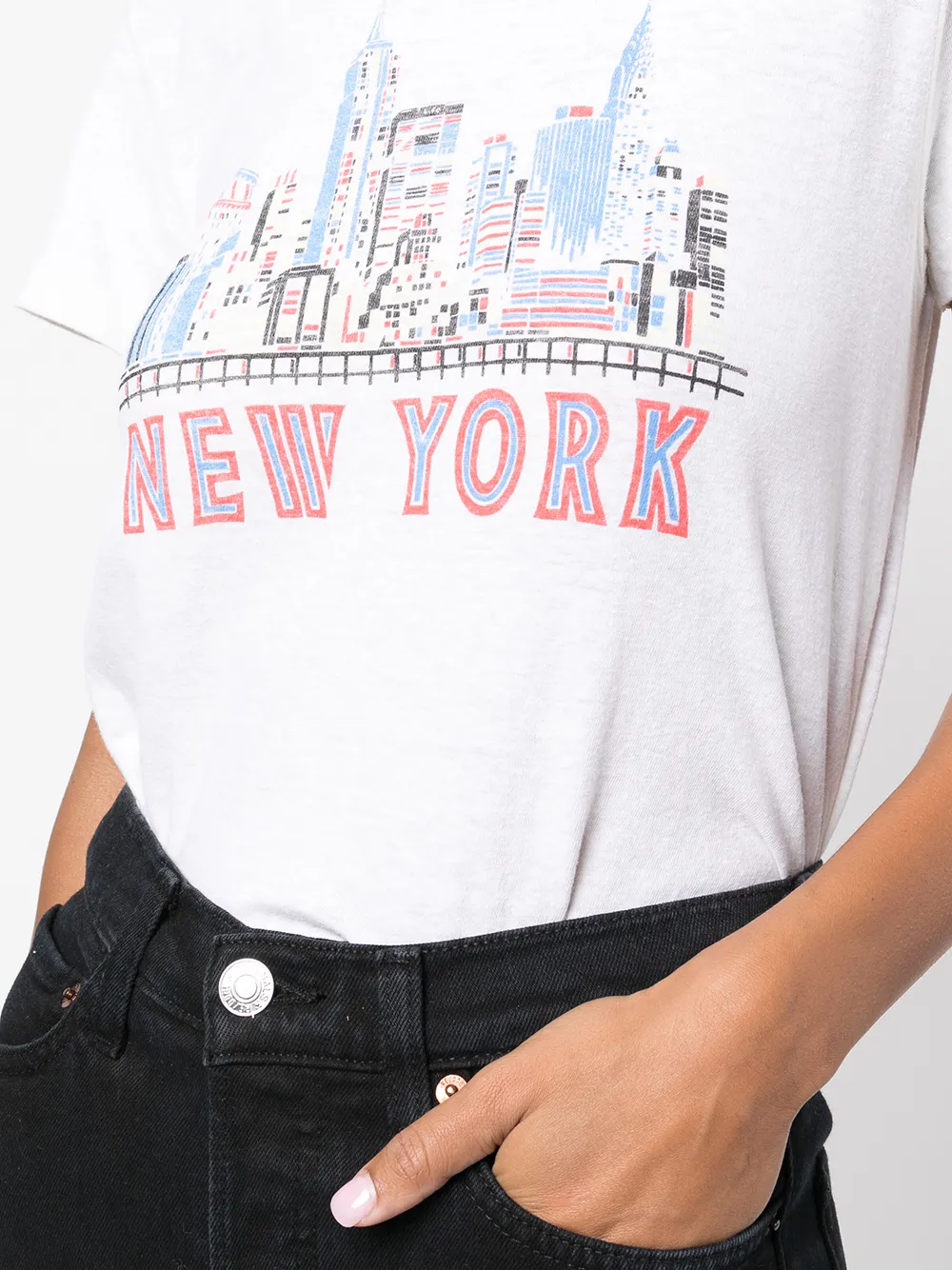 фото Re/done футболка с принтом new york