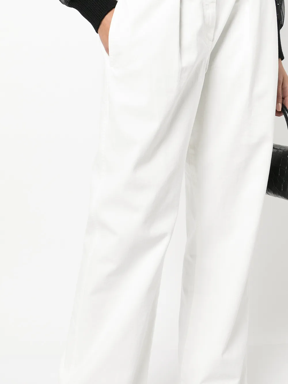 фото Brunello cucinelli широкие брюки с завышенной талией