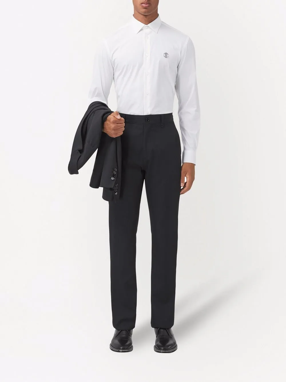 Burberry Overhemd met monogram - Wit