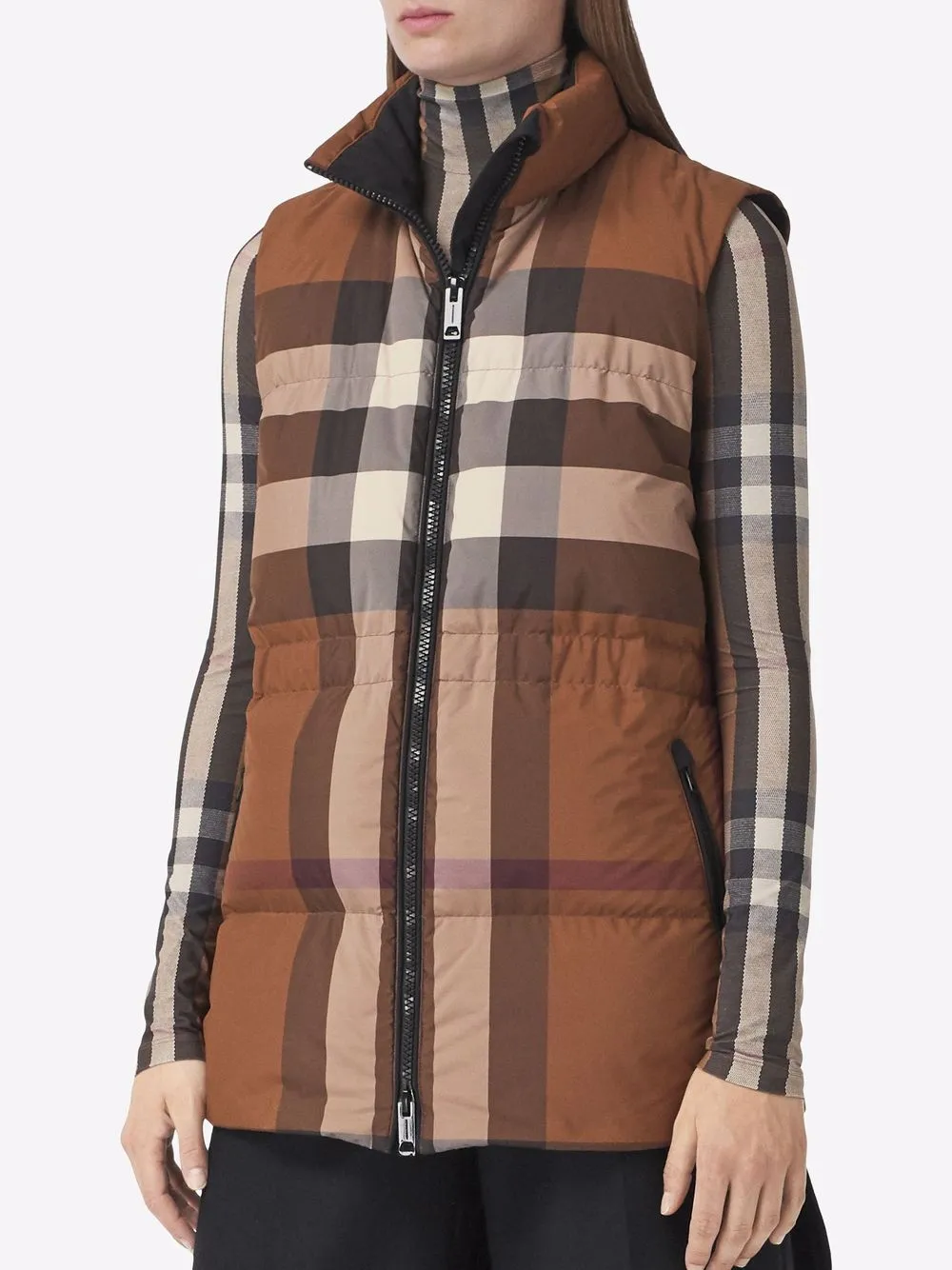 burberry body warmer womens