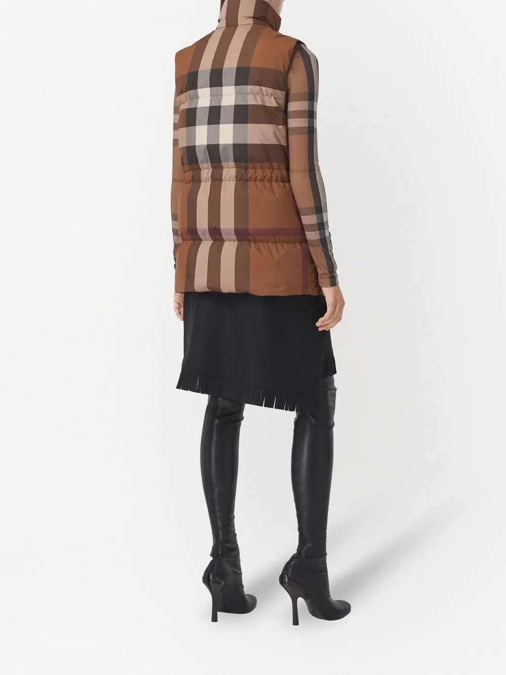 фото Burberry жилет в клетку