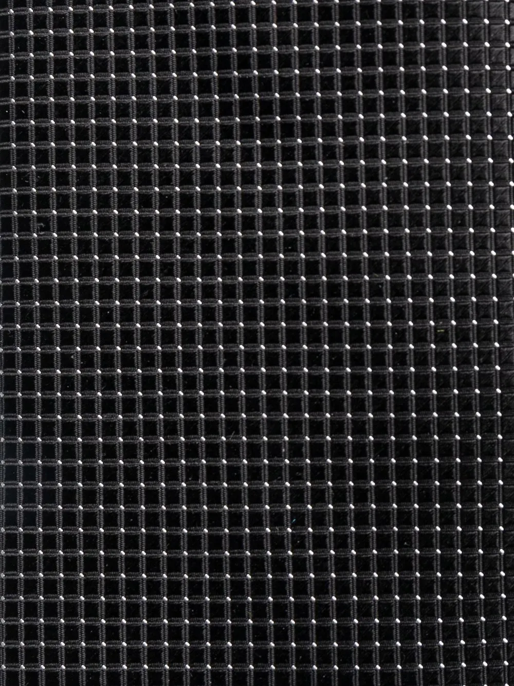 Zegna Stropdas met stippen - Zwart