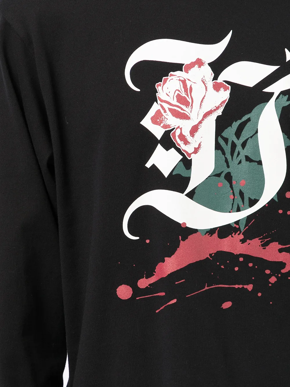 фото Undercover футболка с длинными рукавами и логотипом