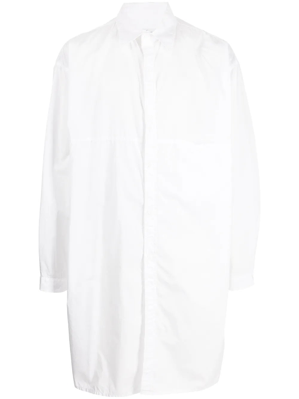 longline button down shirt